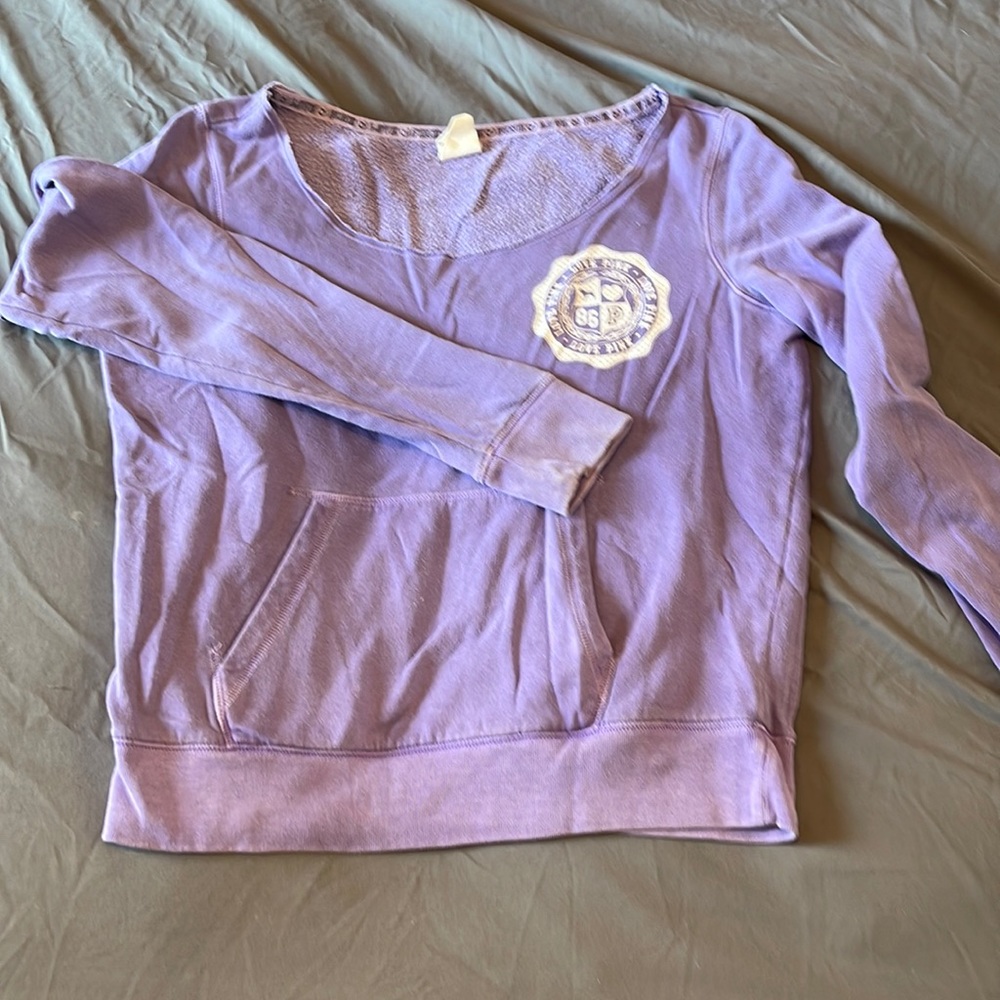 purple sweatshirt by Pink size medium